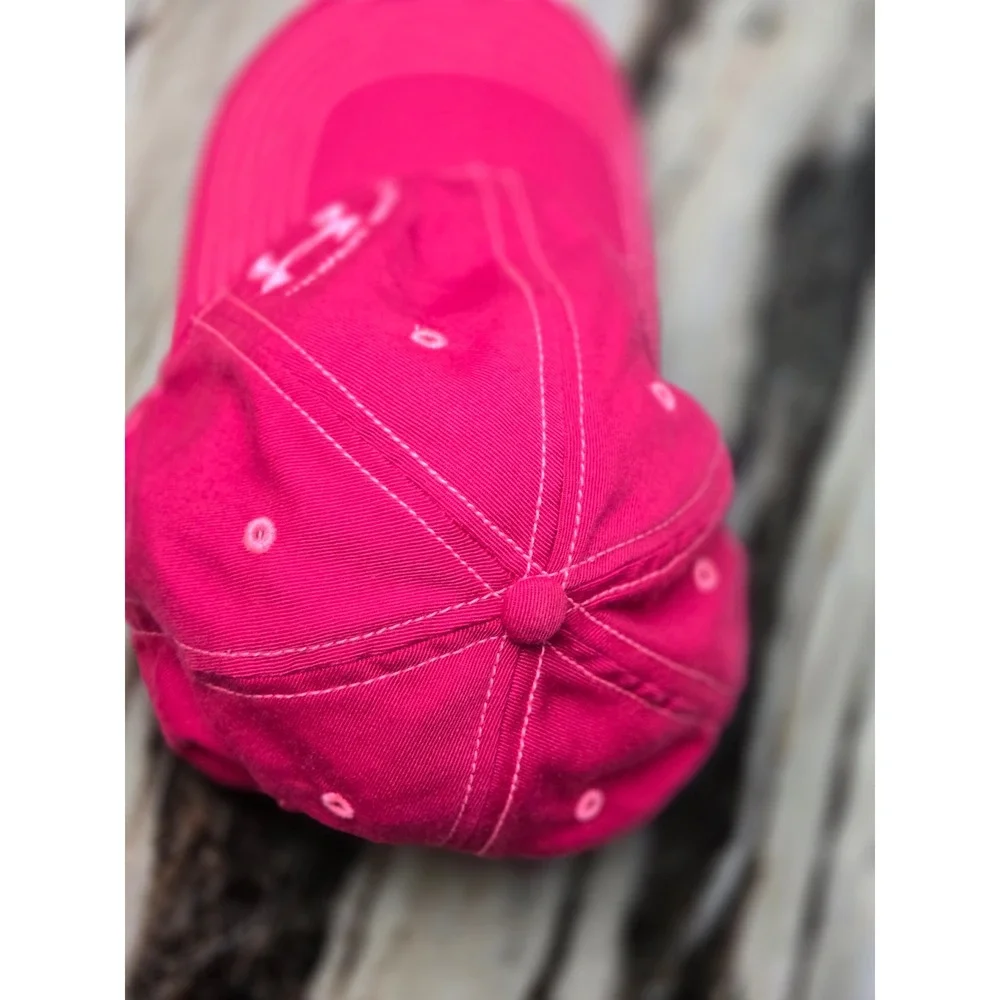 Under Armour Pink HeatGear Womens Adjustable Baseball Cap‎ Hat OSFA Polyester